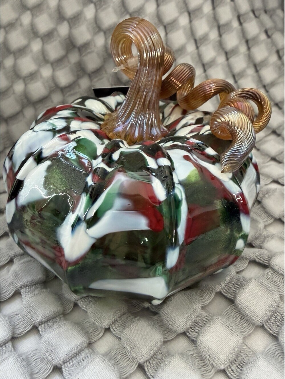 Handblown Glass Pumpkin By Luke Adam’s Glassblowing Studio